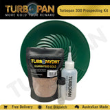 Green MiniTurbopan  Turbopaydirt Snuffer Vial Combo