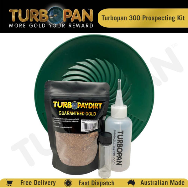 Green MiniTurbopan  Turbopaydirt Snuffer Vial Combo