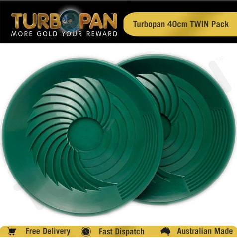 TURBOPAN 40cm TWIN PACK - GREEN