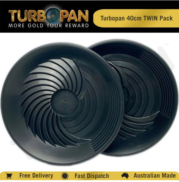 TURBOPAN 40cm TWIN PACK - BLACK