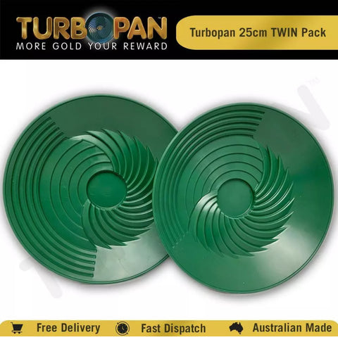 TURBOPAN 25cm TWIN PACK - GREEN