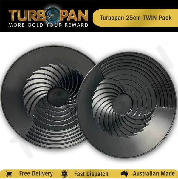 TURBOPAN 25cm TWIN PACK - BLACK